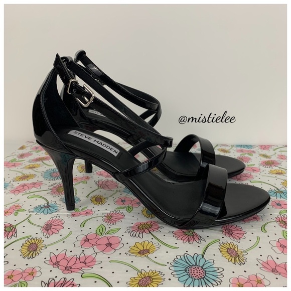 STEVE MADDEN Open Toe Criss Cross Ankle Sandal Shoe FAIMA Adjustable Size 8M - Picture 3 of 14